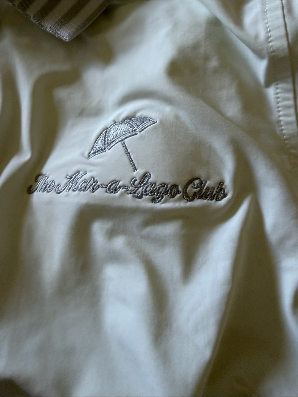 Embroidered men’s  Shirt - White